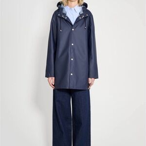 Stutterheim Navy Rain Jacket NWT